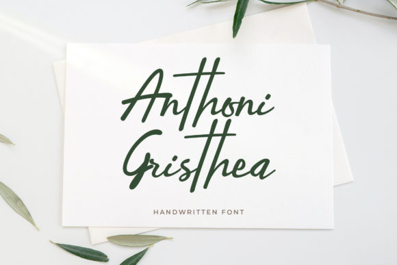 Anthoni Gristhea: The Ultimate Script Font for Elegant Branding