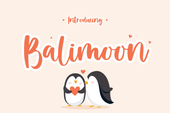 Balimoon Font for Modern Web Design