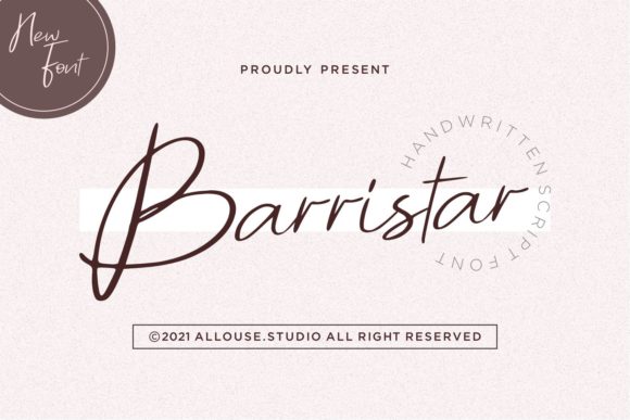 Barristar: A Delicate Script Font for Elegant Branding