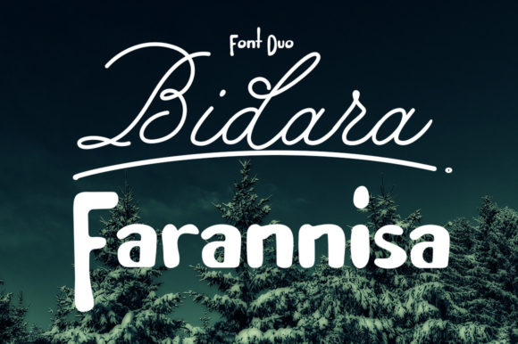 Bidara Farannisa Typeface for Editorial Design