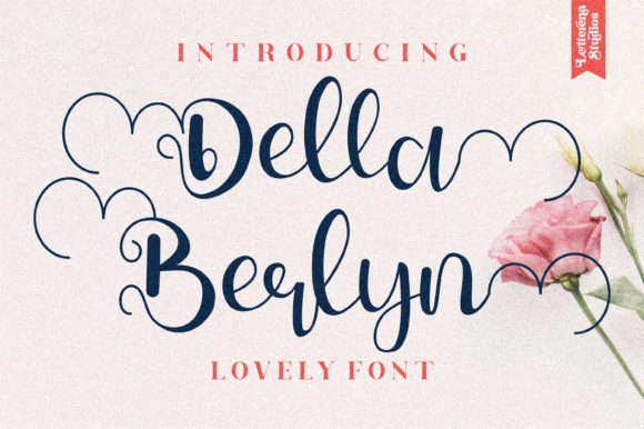 Della Berlyn: A Romantic Script Font for Branding