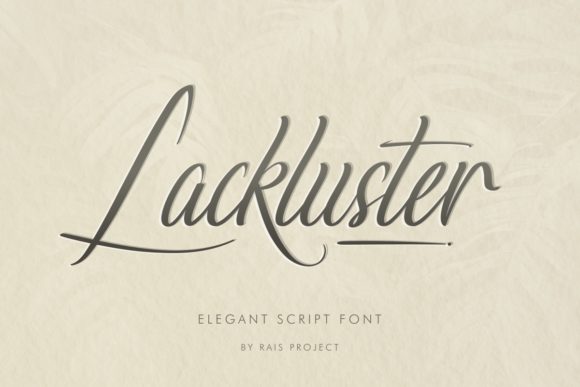 Elevate Your Brand with Lackluster Script Font