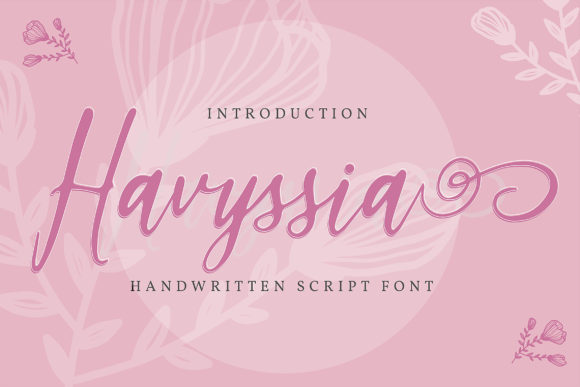 Havyssia Font: Elevate Campaign Visuals