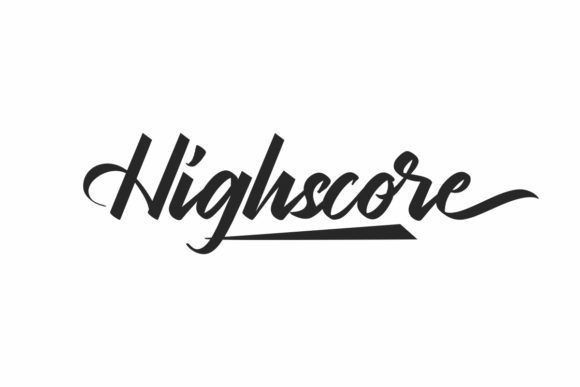 Highscore: A Classic Script Font for Makers