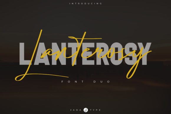 Lanterosy Font for Editorial Design