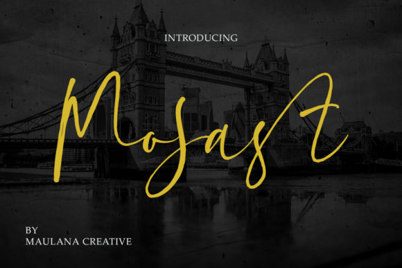 Mosast Font: Elevating Campaign Visuals