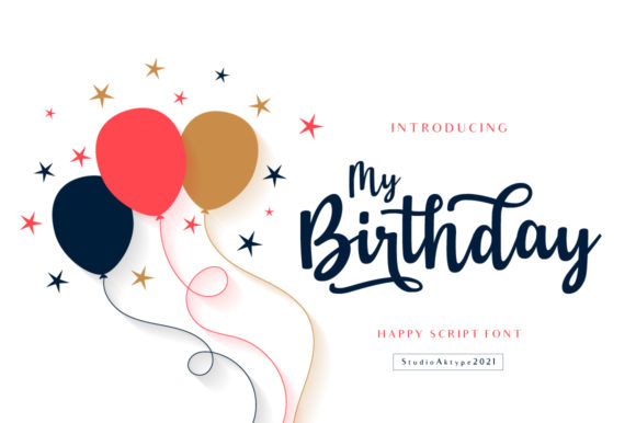 My Birthday Font for Elegant Web Typography