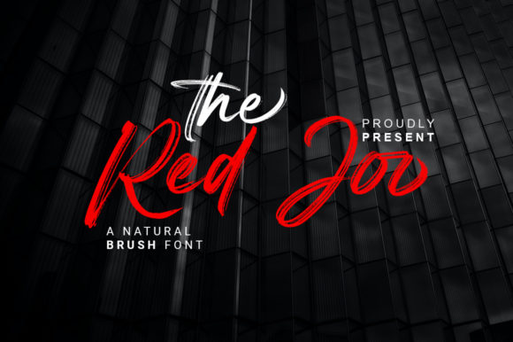Red Joo: A Bold Script Font for Editorial Design