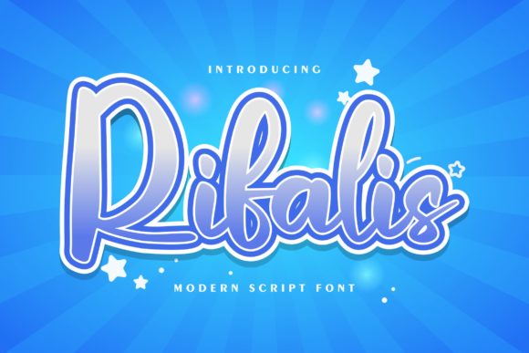 Rifalis Script Font for Small Business Branding