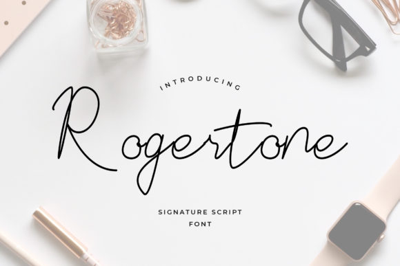 Rogertone Font for Elegant Web Design