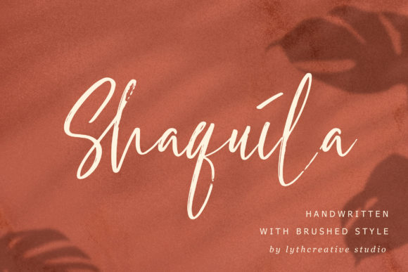 Shaquila: A Delicate Script Font for Web Design