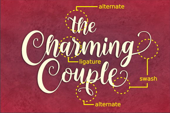 The Charming Couple Typeface for Elegant Branding