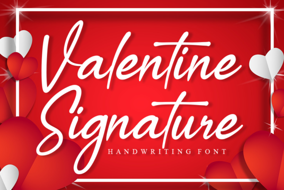 Valentine Signature Font for Elegant Web Design