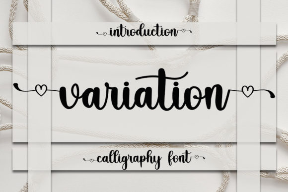Variation Script Font for Makers and Designers